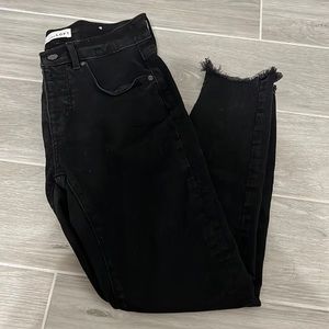 Loft black skinny jeans